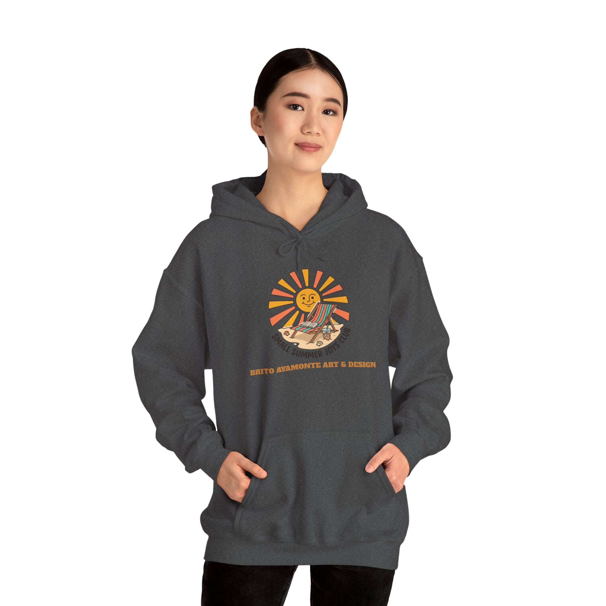 Sunny Retro Sunburst Hoodie | summer aesthetic, coastal vibes