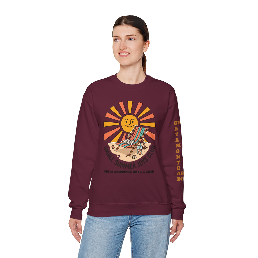 Small Summer Joys Club Sweatshirt | summer aesthetic, coastal vibes