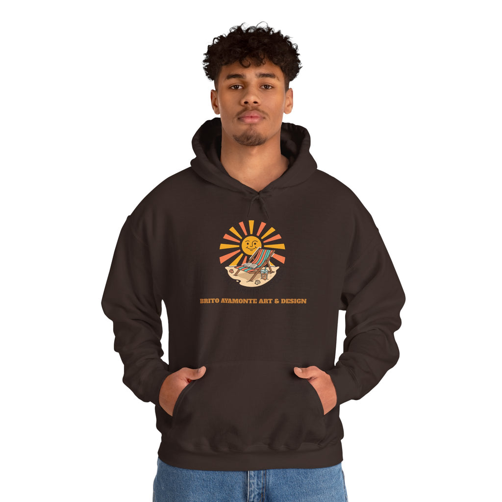 Sunny Retro Sunburst Hoodie | summer aesthetic, coastal vibes