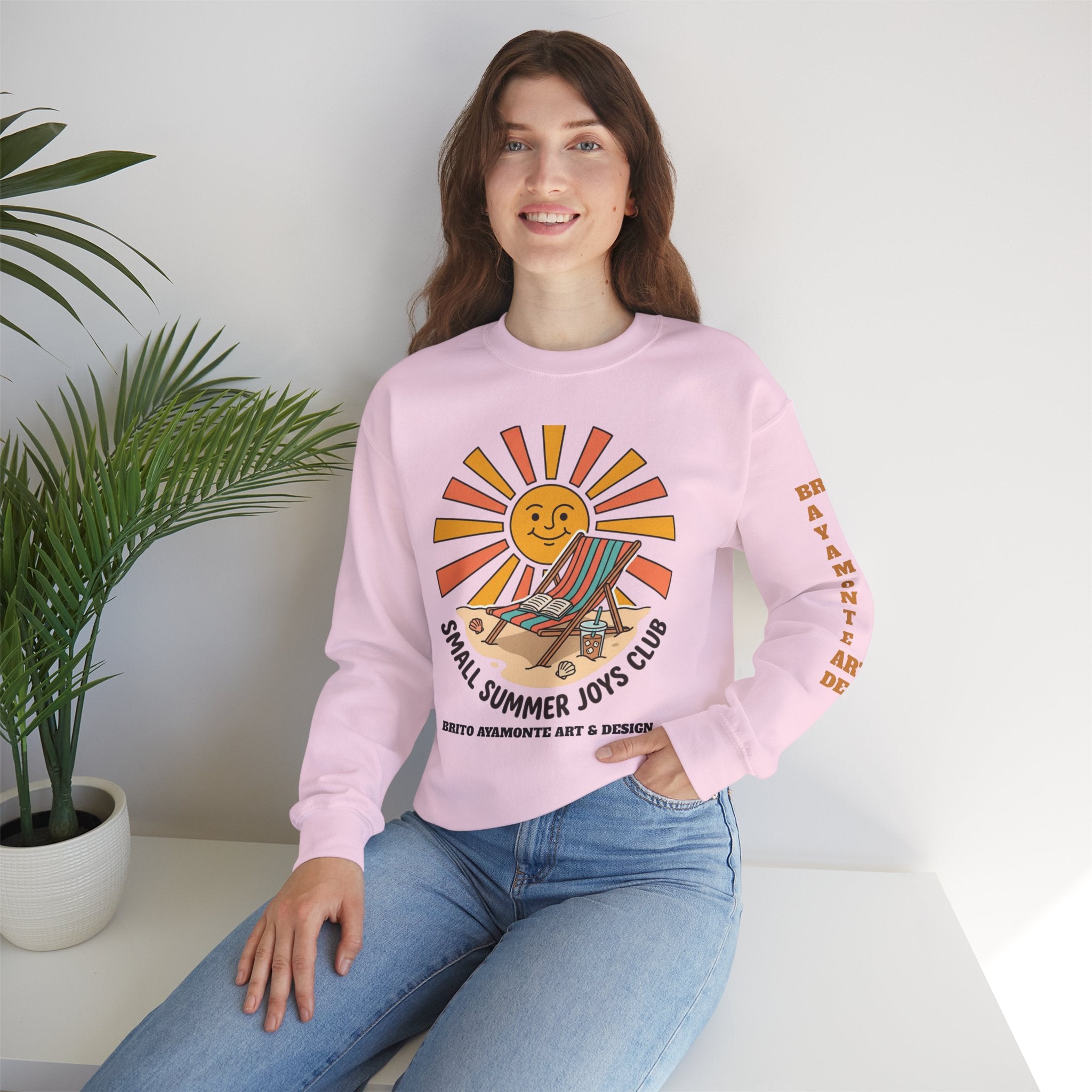 Small Summer Joys Club Sweatshirt | summer aesthetic, coastal vibes