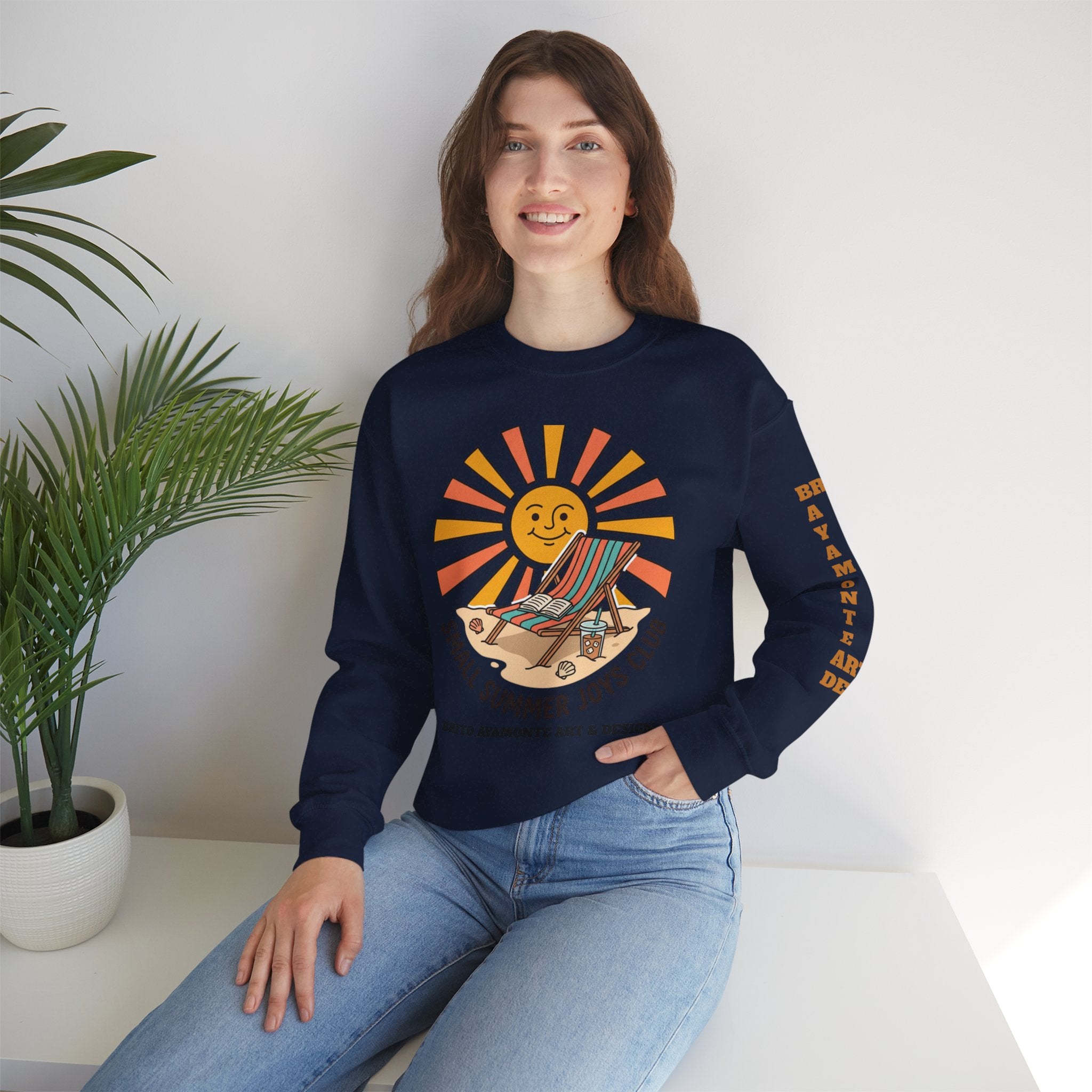 Small Summer Joys Club Sweatshirt | summer aesthetic, coastal vibes