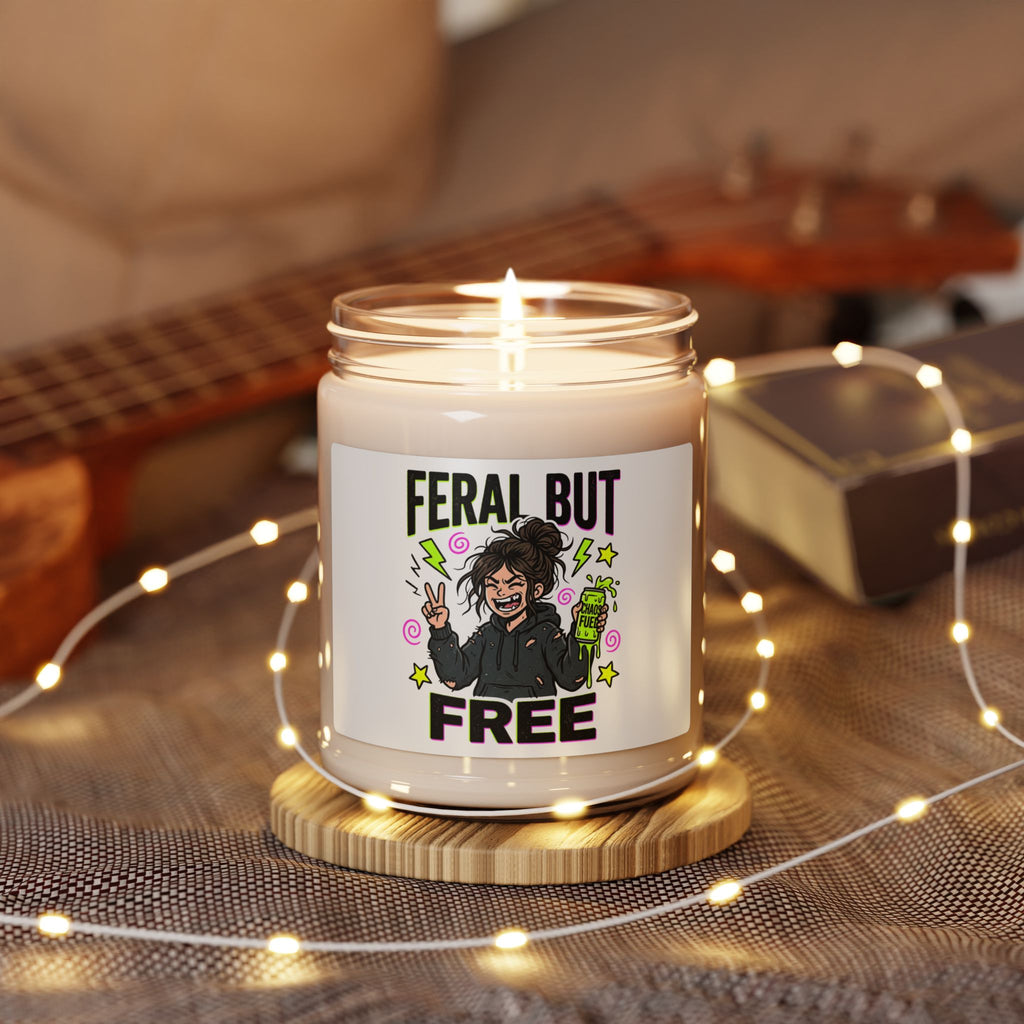 Feral But Free Soy Candle | chaotic-quirky, millennial burnout aroma