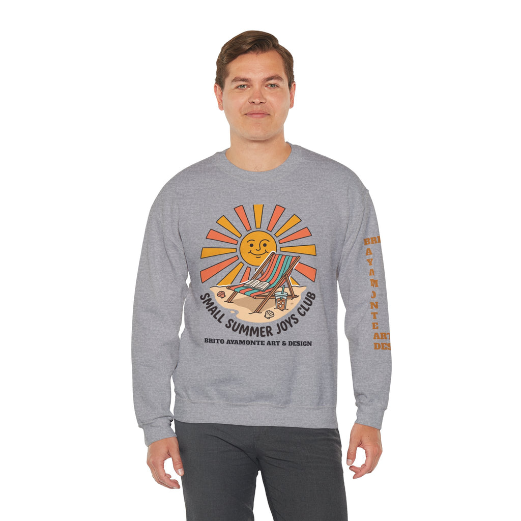 Small Summer Joys Club Sweatshirt | summer aesthetic, coastal vibes