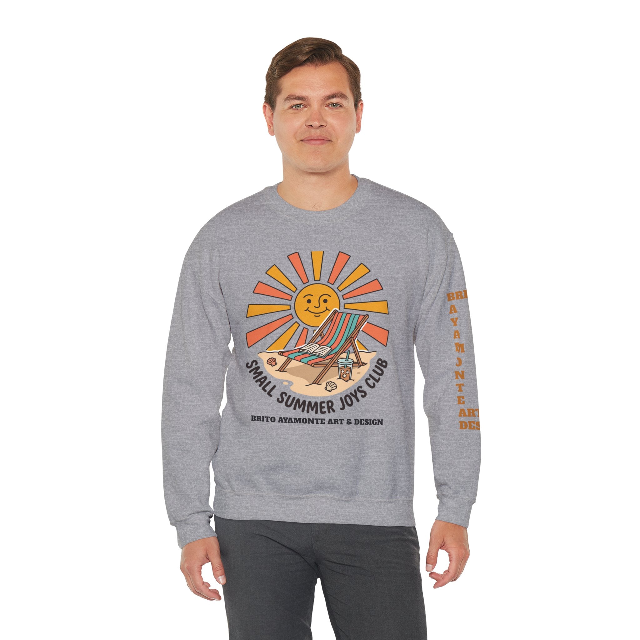 Small Summer Joys Club Sweatshirt | summer aesthetic, coastal vibes