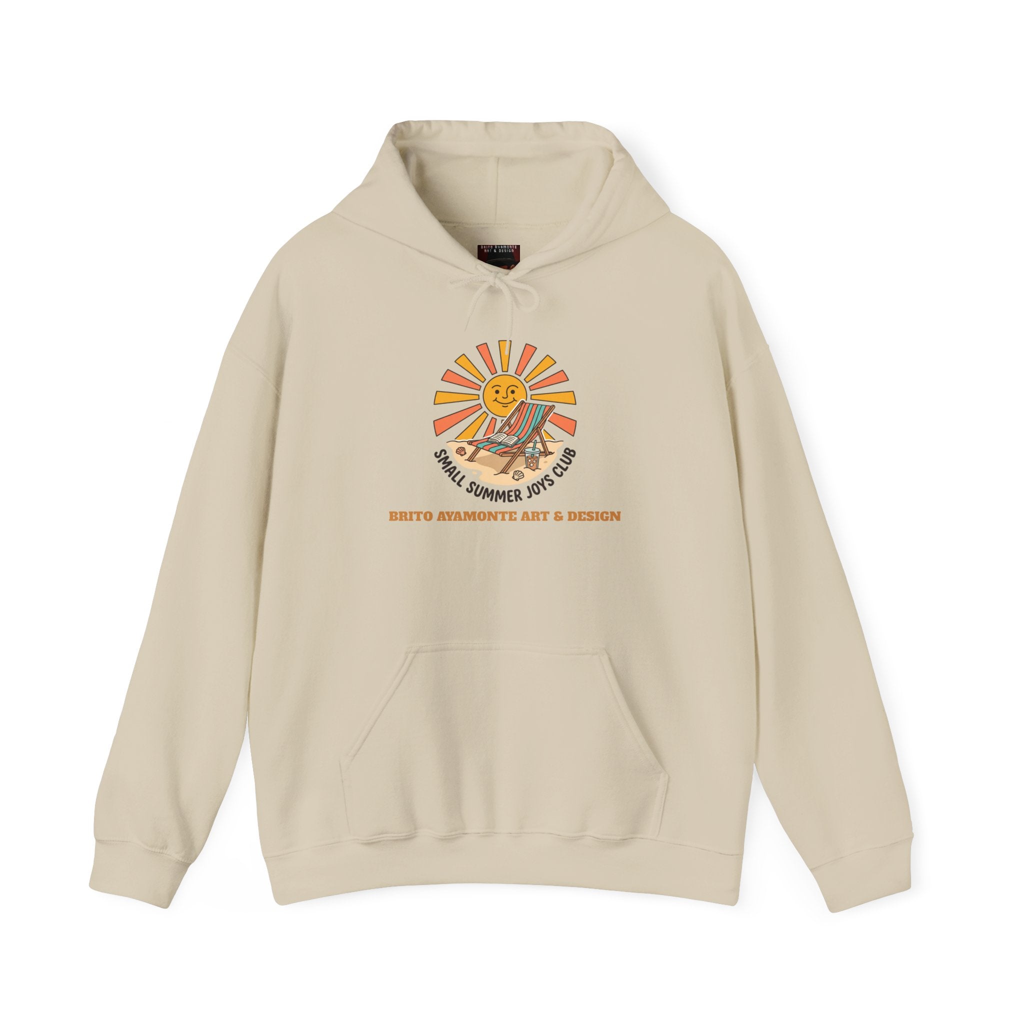 Sunny Retro Sunburst Hoodie | summer aesthetic, coastal vibes