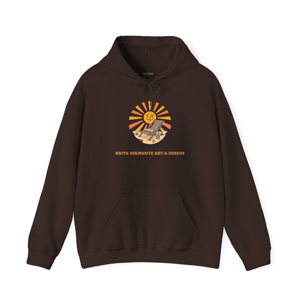 Sunny Retro Sunburst Hoodie | summer aesthetic, coastal vibes