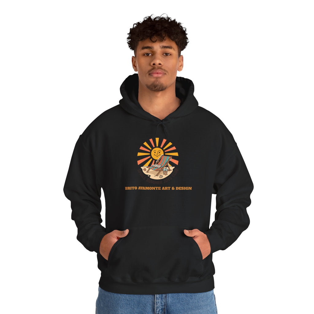 Sunny Retro Sunburst Hoodie | summer aesthetic, coastal vibes