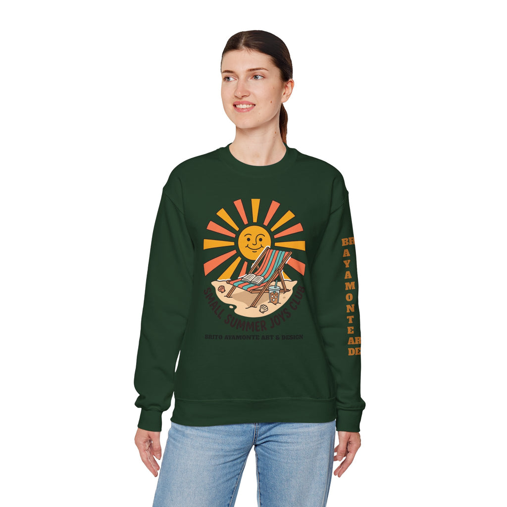 Small Summer Joys Club Sweatshirt | summer aesthetic, coastal vibes