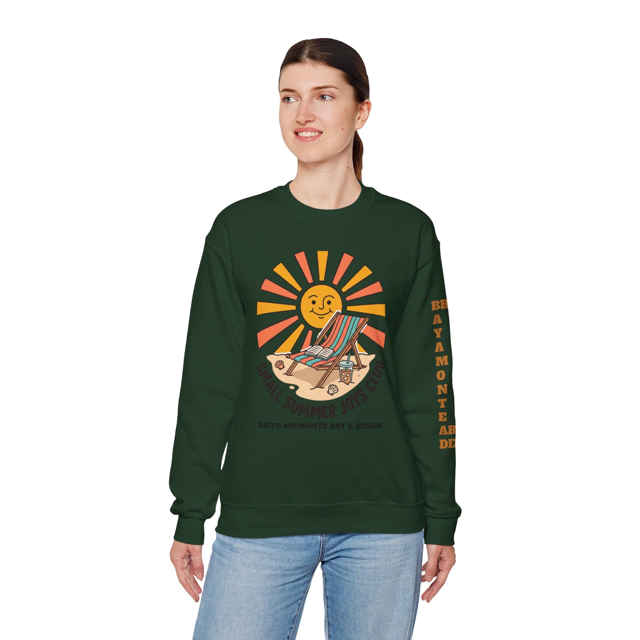 Small Summer Joys Club Sweatshirt | summer aesthetic, coastal vibes