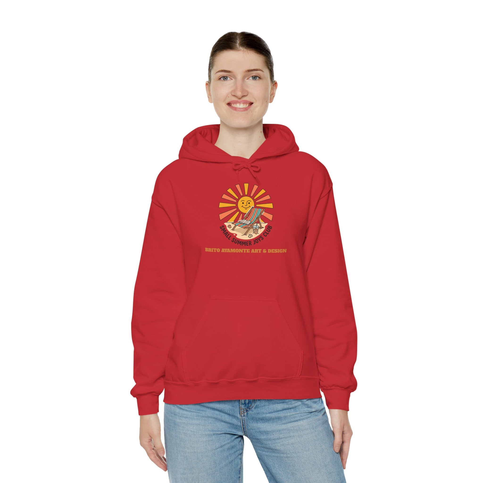 Sunny Retro Sunburst Hoodie | summer aesthetic, coastal vibes