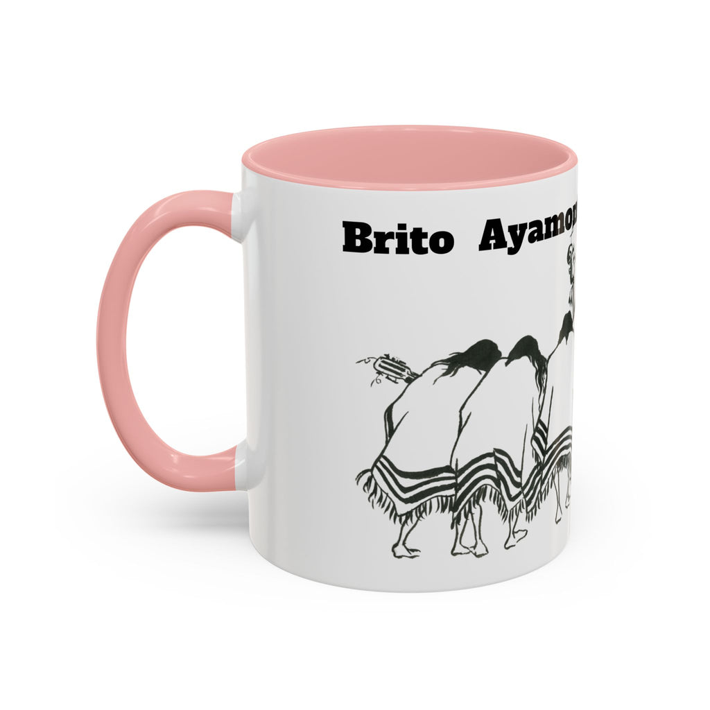 Dancers Silhouette Accent Coffee Mug — Ayamonte Art & Design