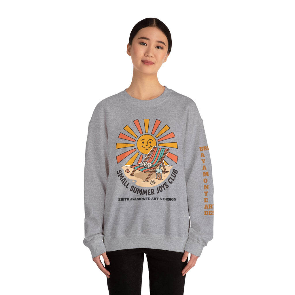 Small Summer Joys Club Sweatshirt | summer aesthetic, coastal vibes