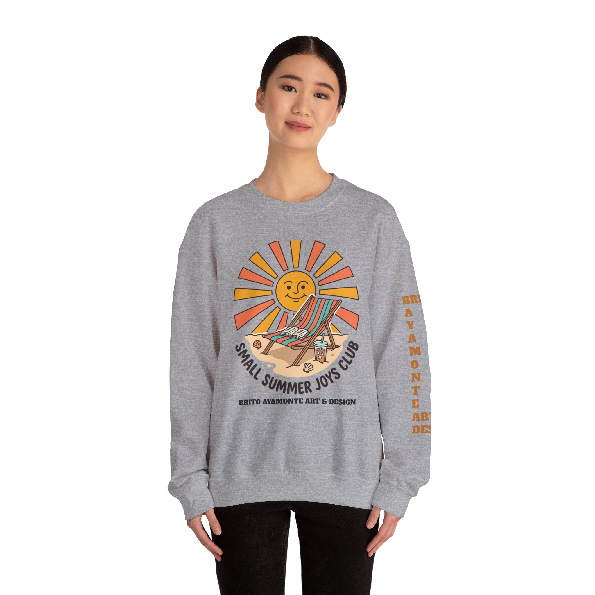 Small Summer Joys Club Sweatshirt | summer aesthetic, coastal vibes