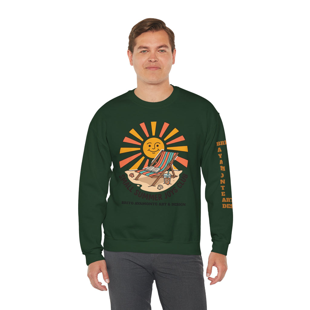 Small Summer Joys Club Sweatshirt | summer aesthetic, coastal vibes
