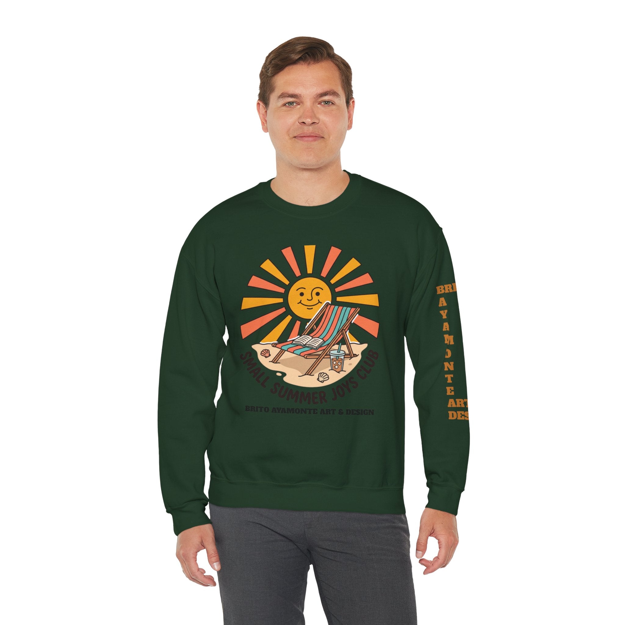 Small Summer Joys Club Sweatshirt | summer aesthetic, coastal vibes