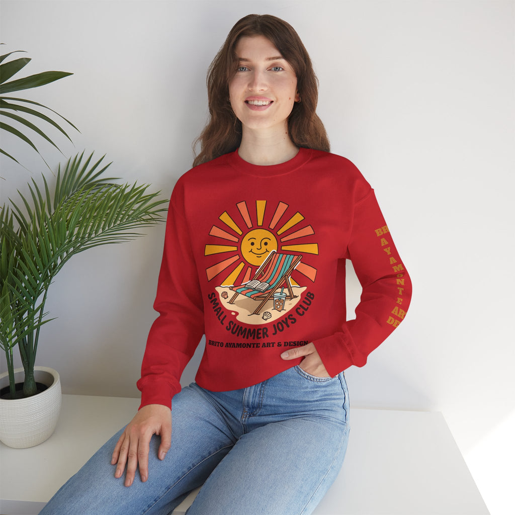 Small Summer Joys Club Sweatshirt | summer aesthetic, coastal vibes