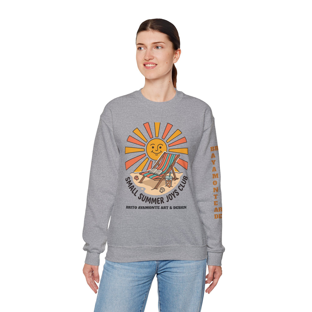 Small Summer Joys Club Sweatshirt | summer aesthetic, coastal vibes