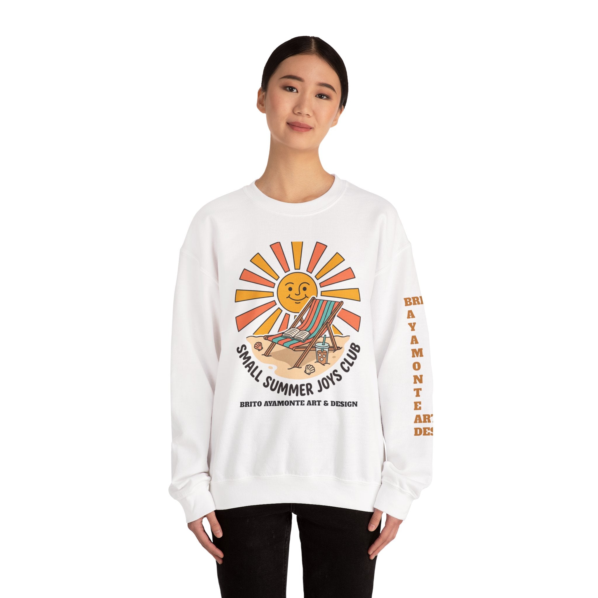 Small Summer Joys Club Sweatshirt | summer aesthetic, coastal vibes