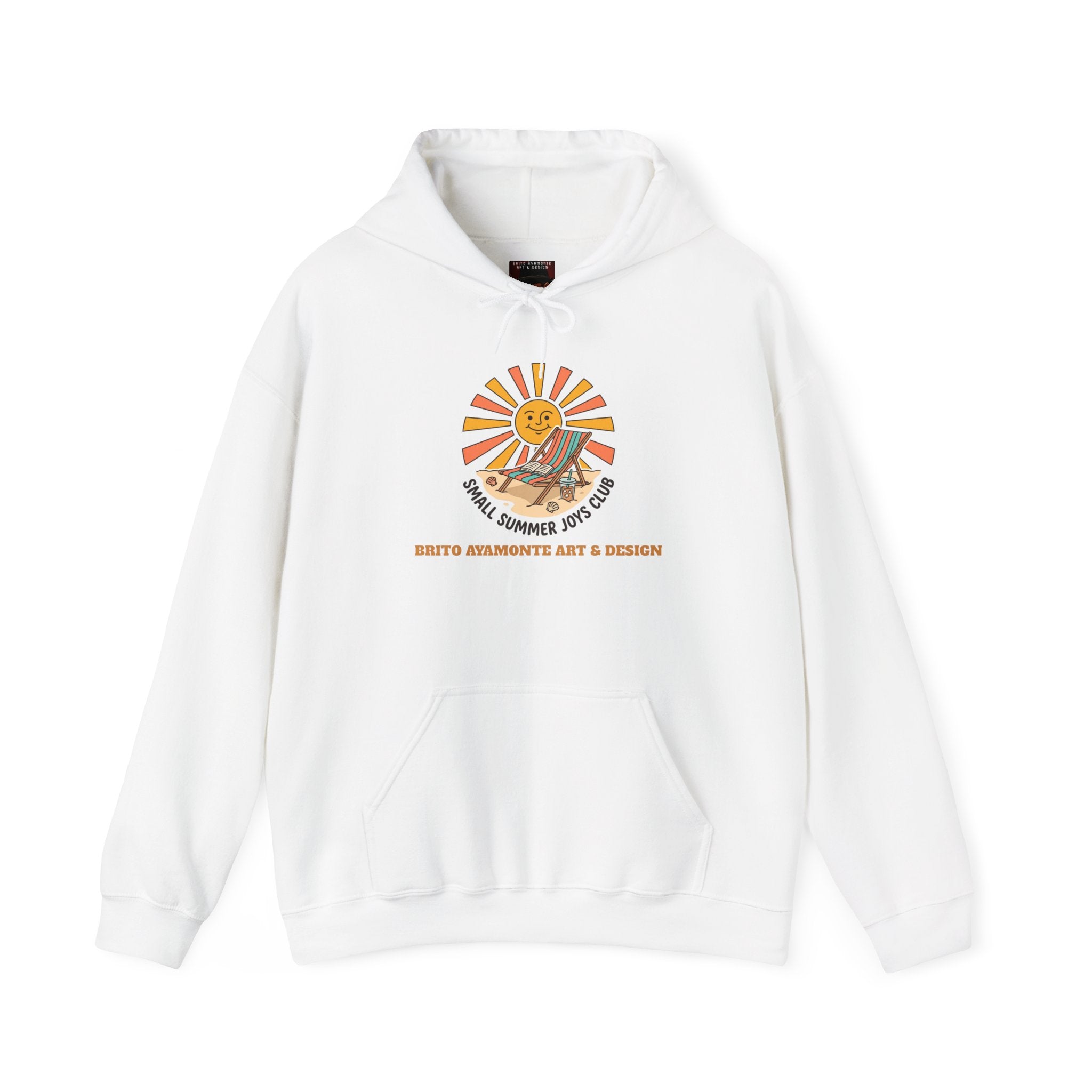 Sunny Retro Sunburst Hoodie | summer aesthetic, coastal vibes