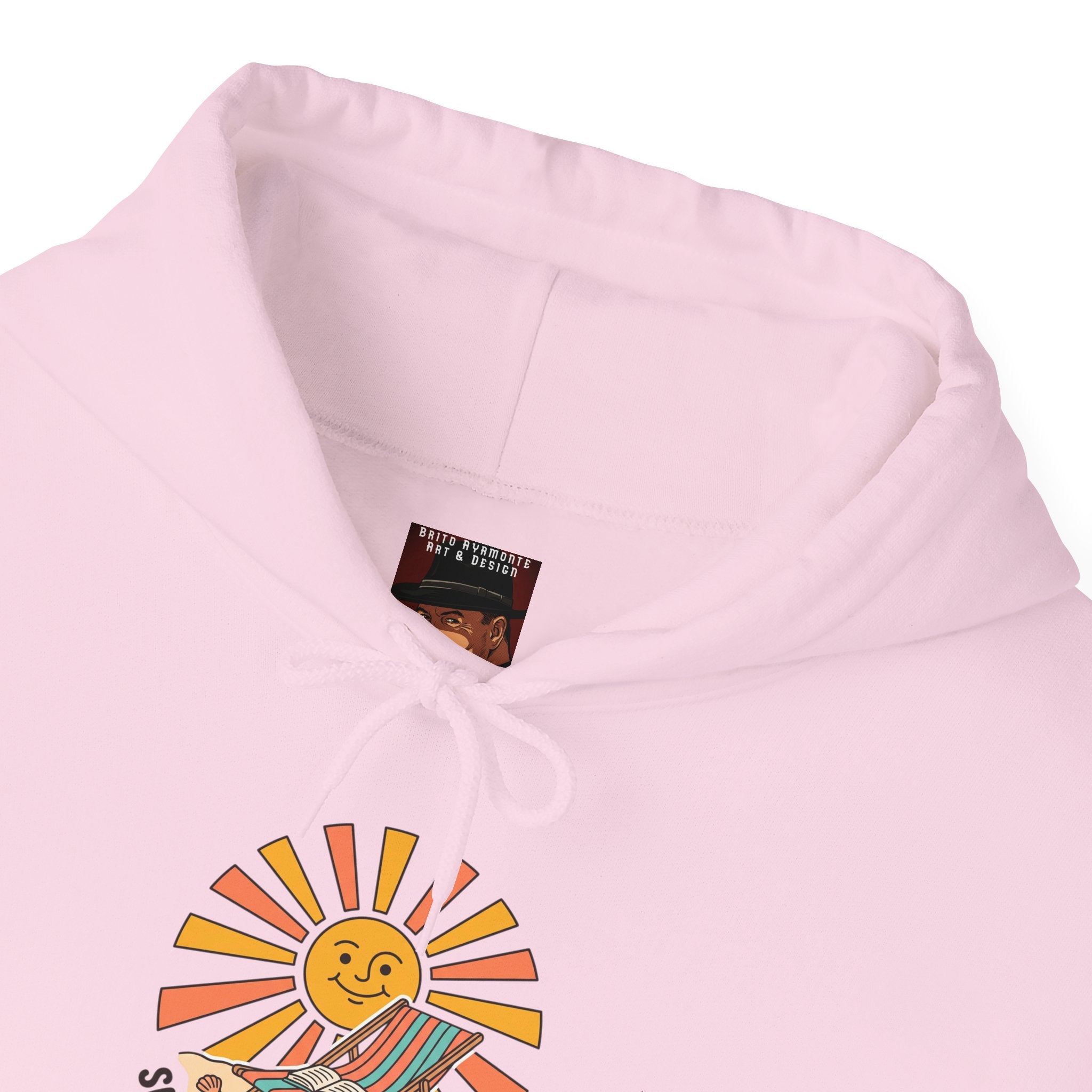 Sunny Retro Sunburst Hoodie | summer aesthetic, coastal vibes