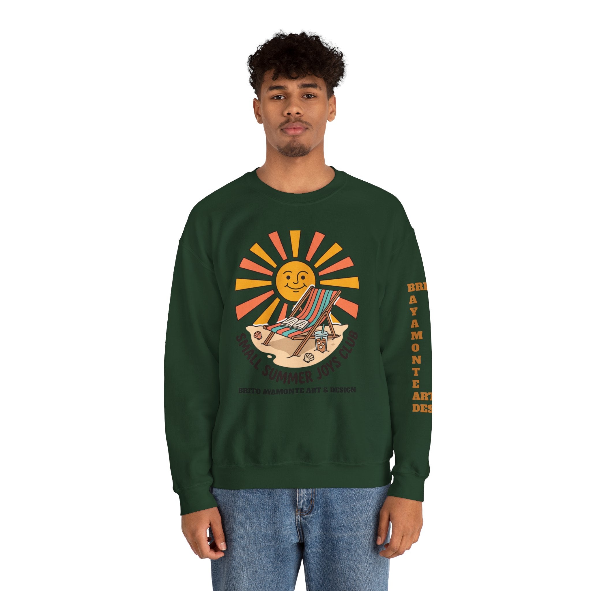 Small Summer Joys Club Sweatshirt | summer aesthetic, coastal vibes