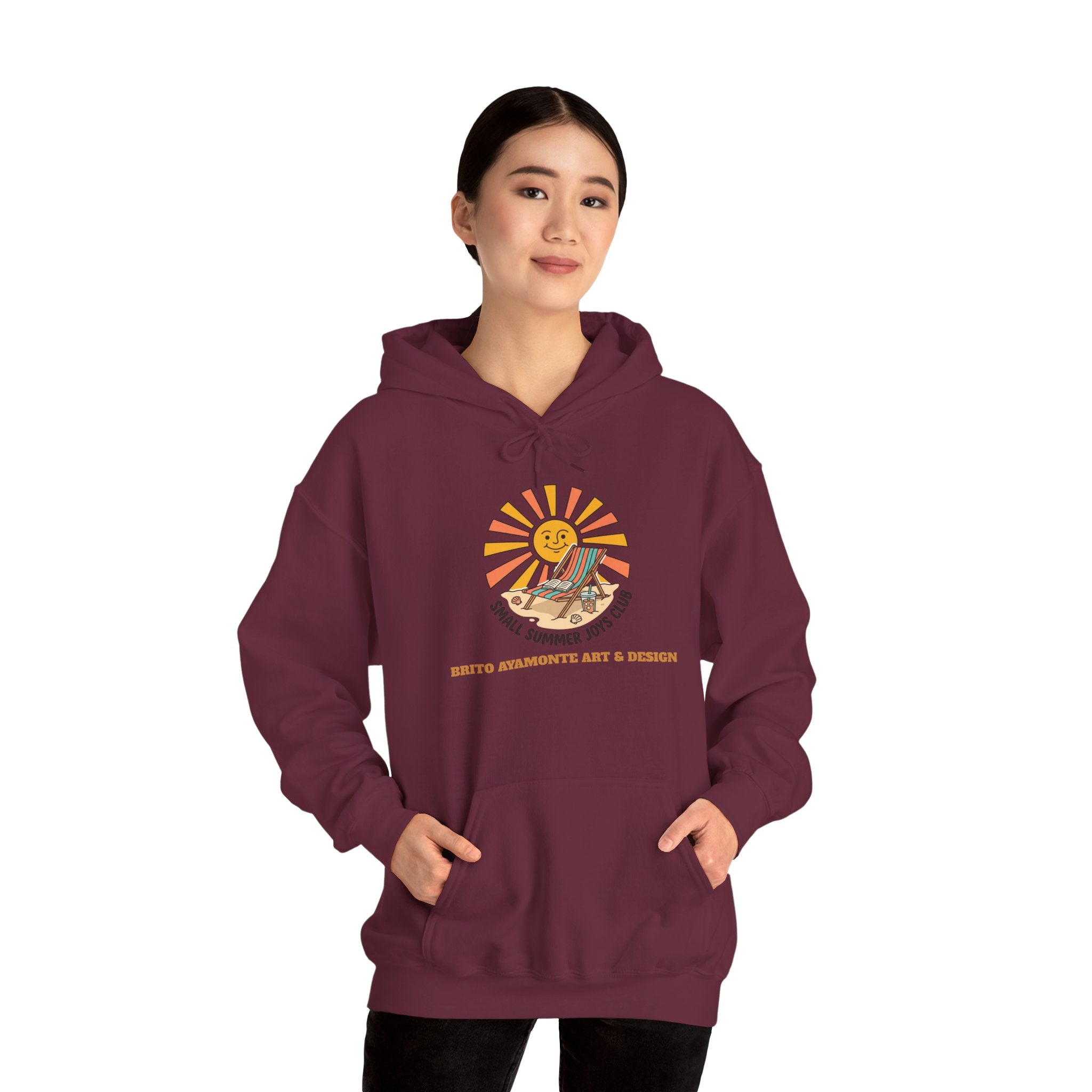 Sunny Retro Sunburst Hoodie | summer aesthetic, coastal vibes