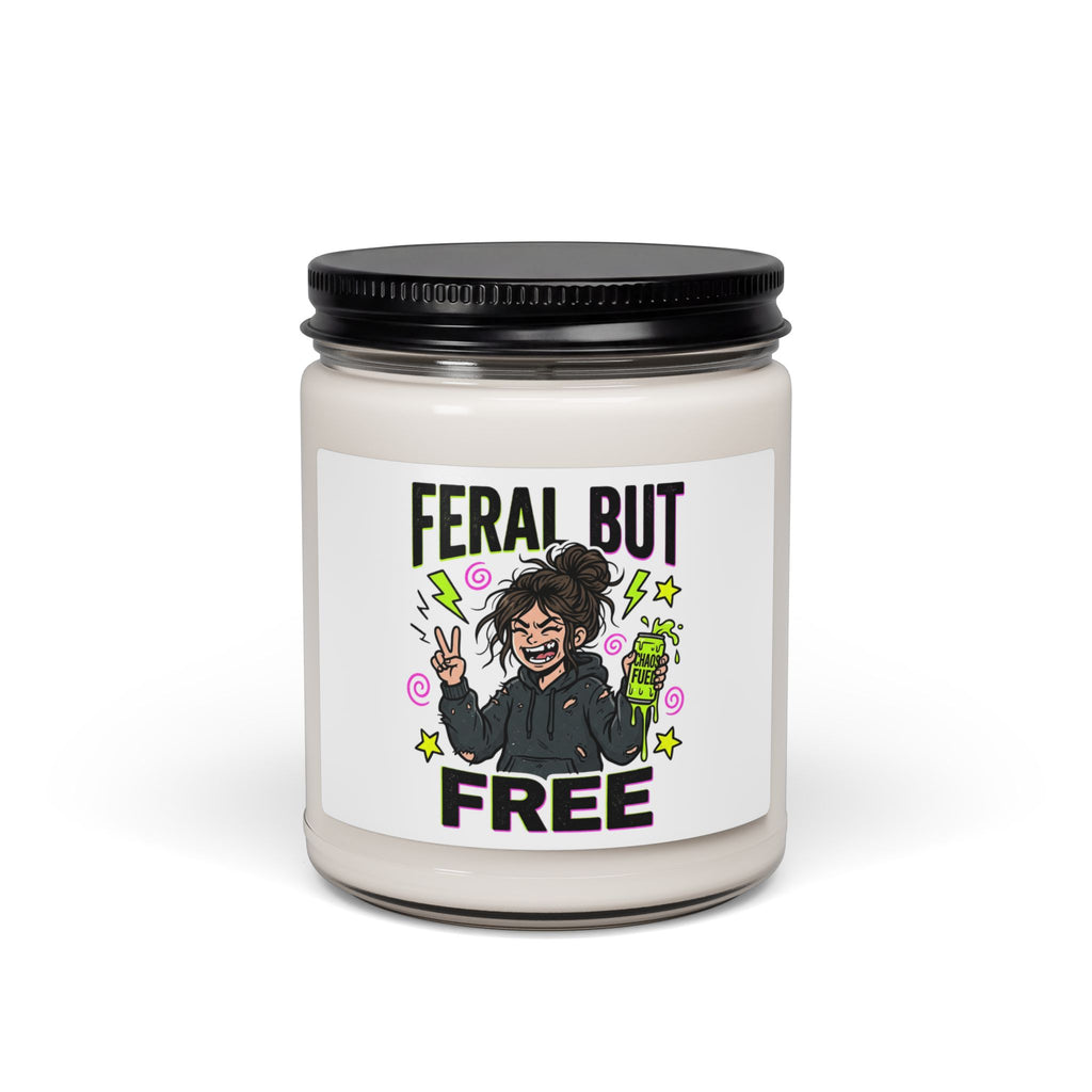 Feral But Free Soy Candle | chaotic-quirky, millennial burnout aroma