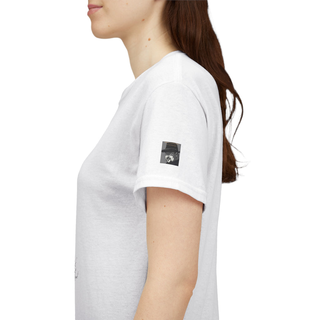 Tree of Lovers T-Shirt — Romantic Embrace Tree Illustration Tee
