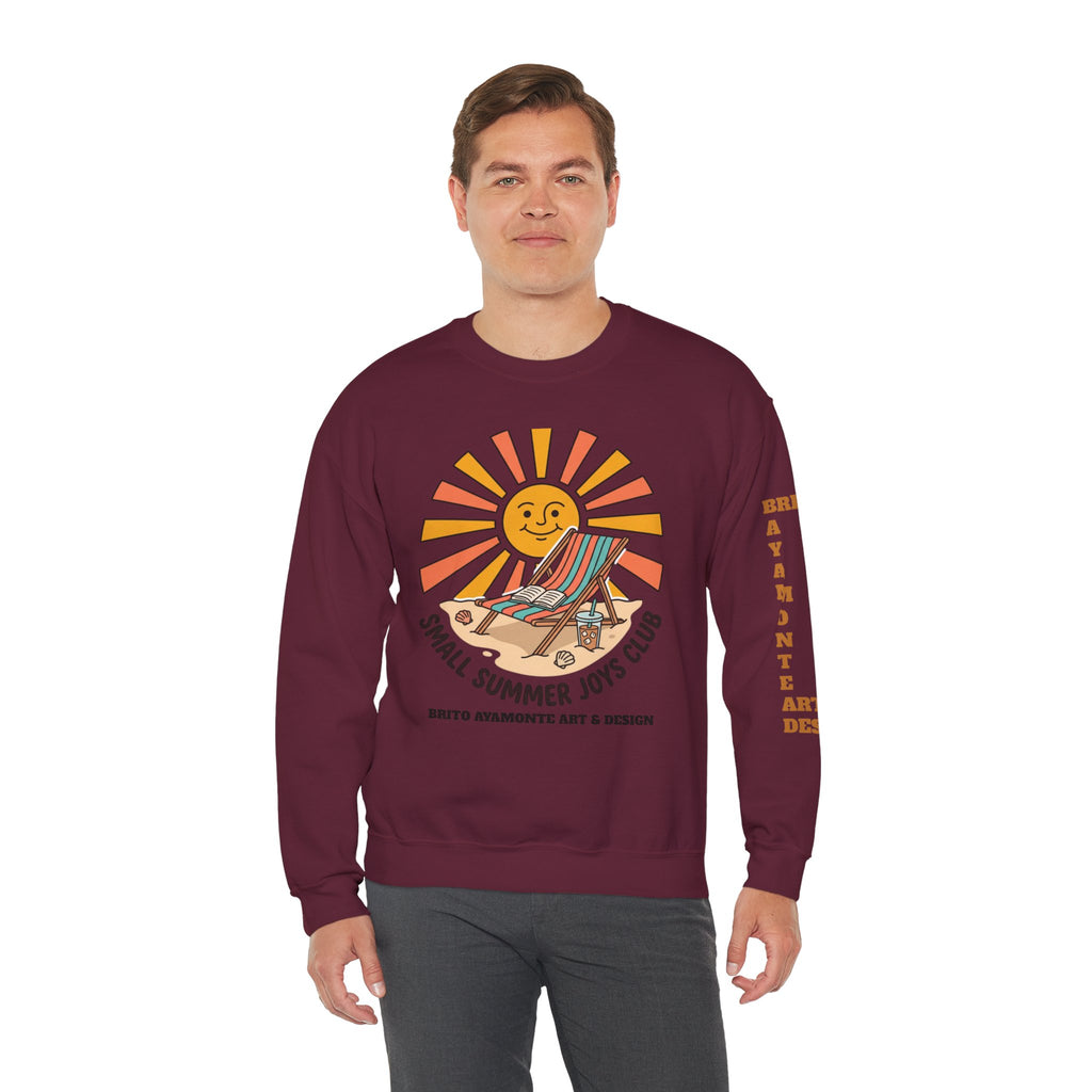 Small Summer Joys Club Sweatshirt | summer aesthetic, coastal vibes