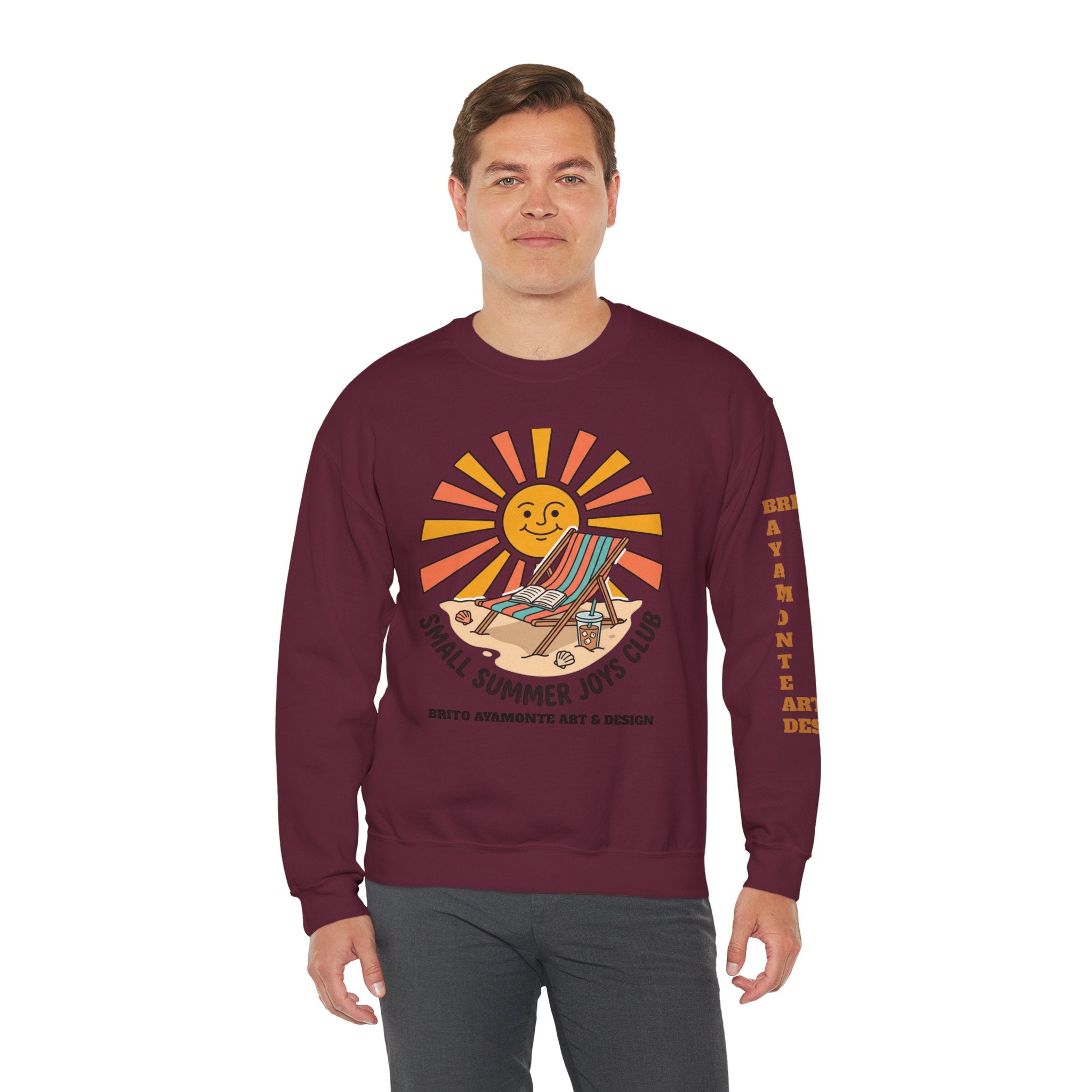 Small Summer Joys Club Sweatshirt | summer aesthetic, coastal vibes