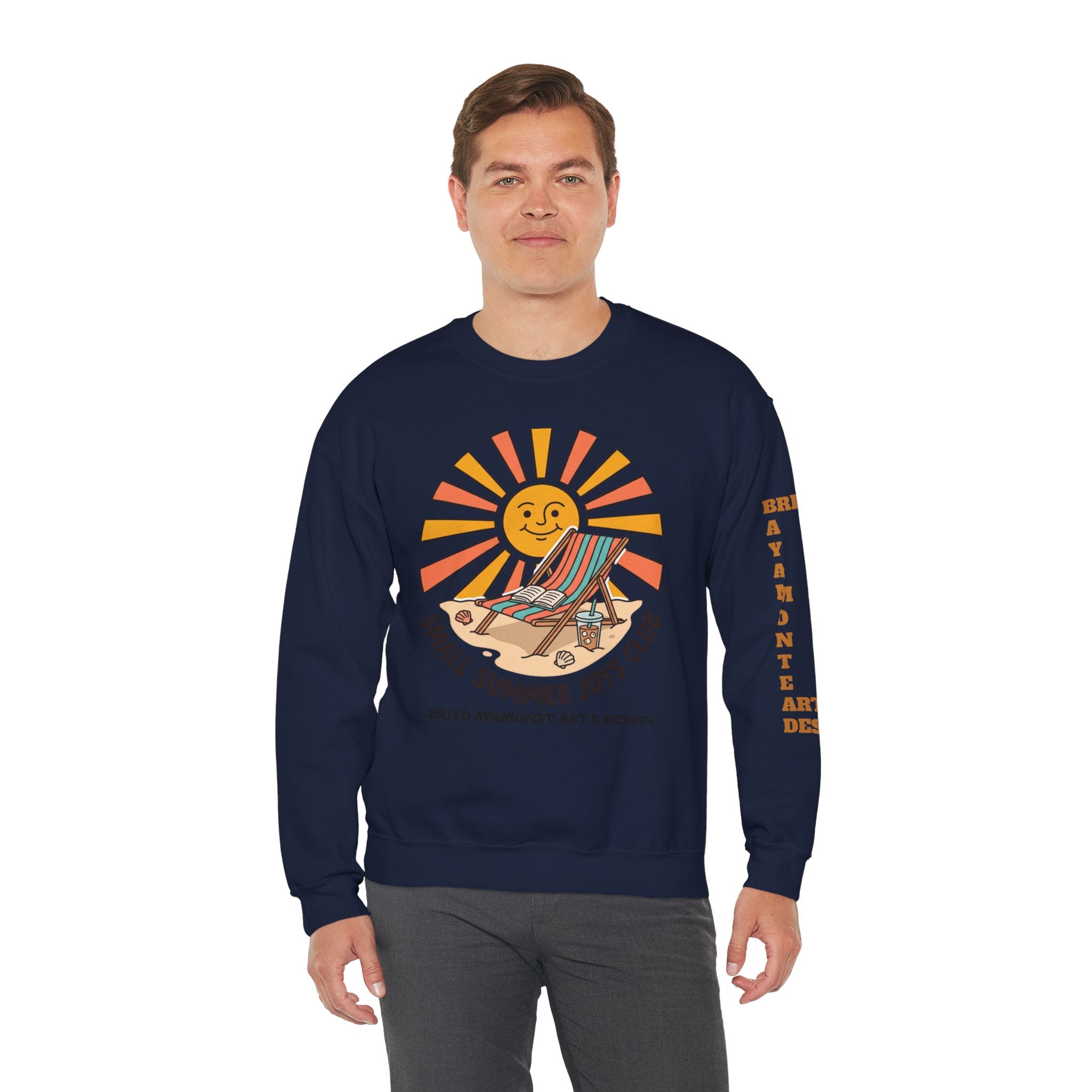 Small Summer Joys Club Sweatshirt | summer aesthetic, coastal vibes