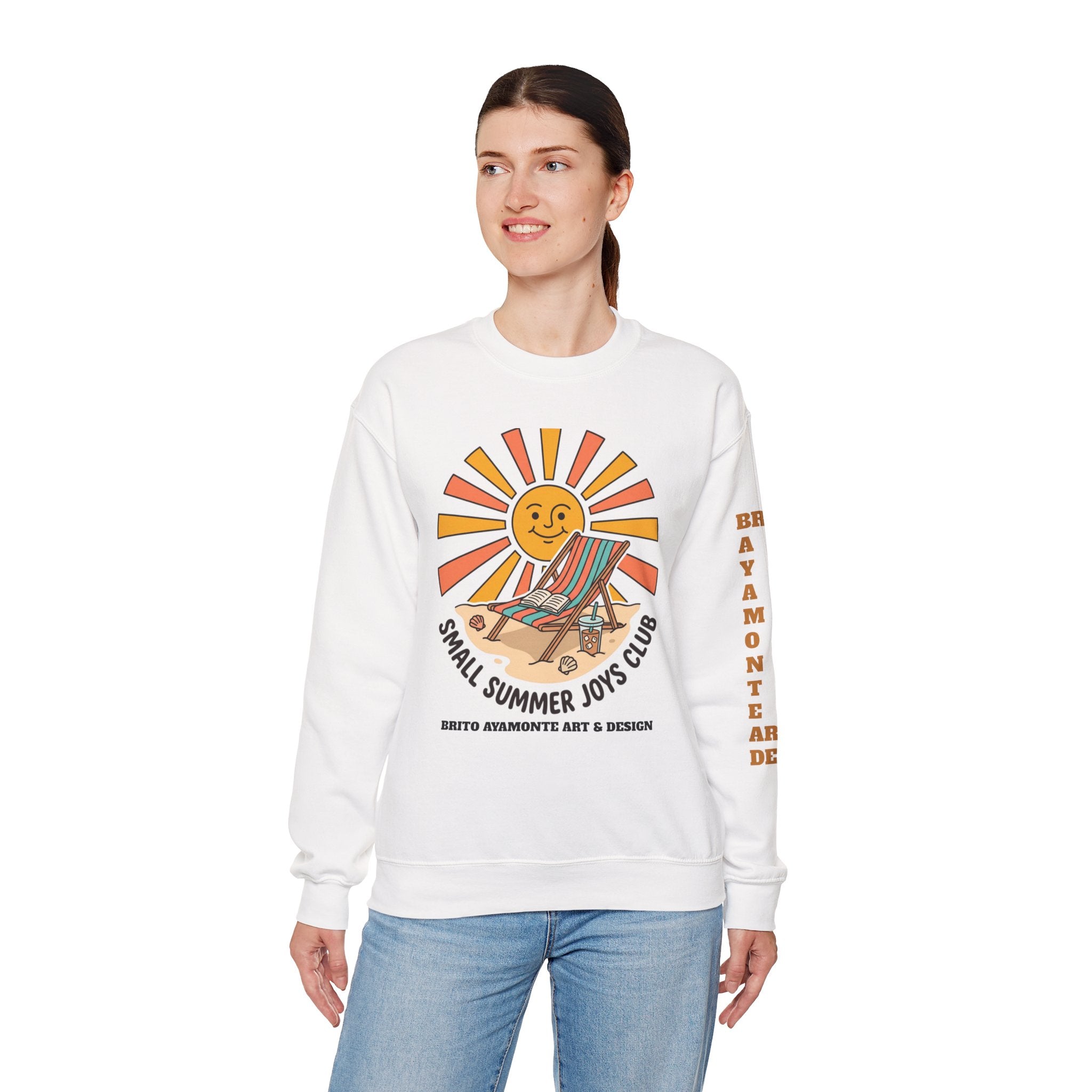 Small Summer Joys Club Sweatshirt | summer aesthetic, coastal vibes
