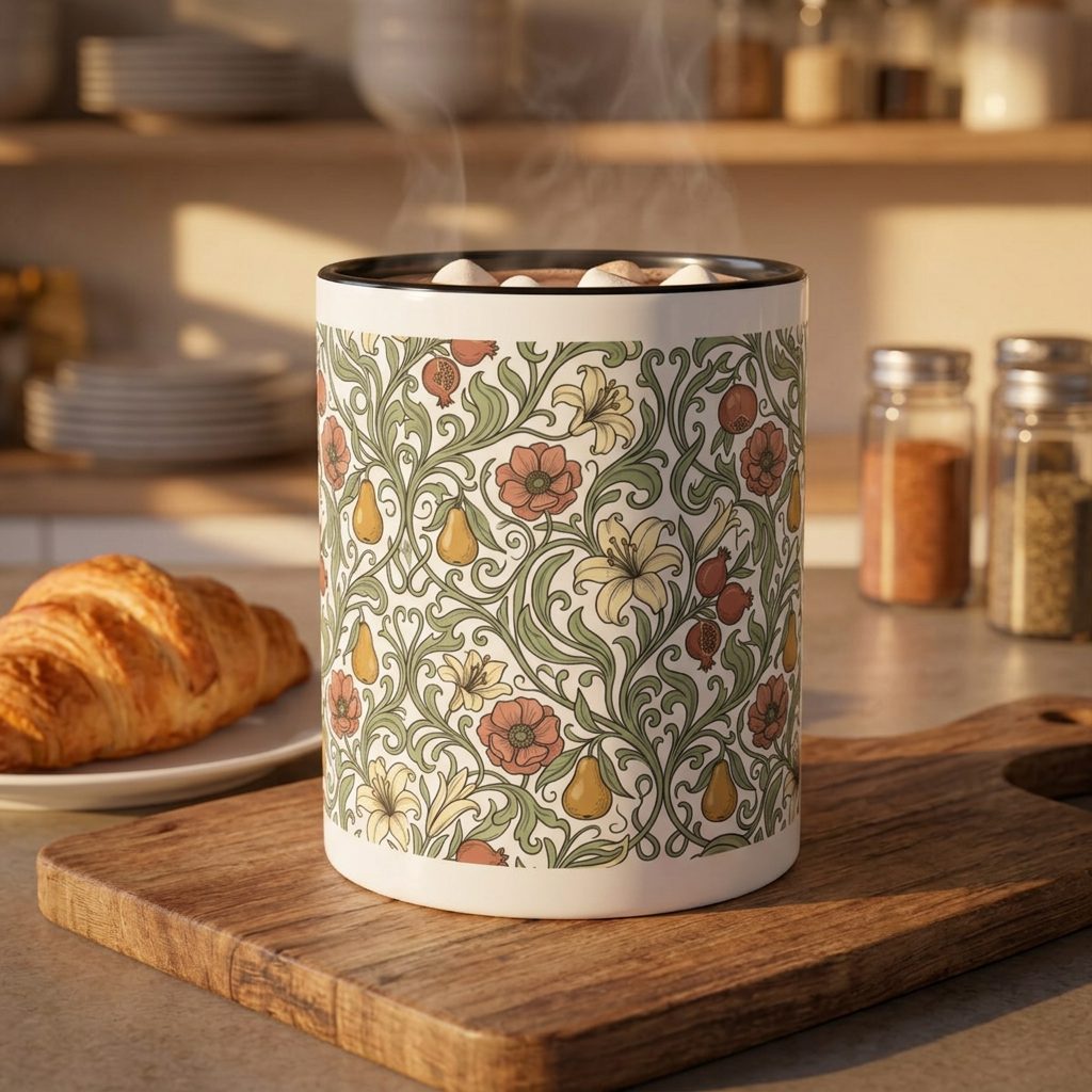 Row of Huddled Ponchos Accent Coffee Mug | 11oz 15oz