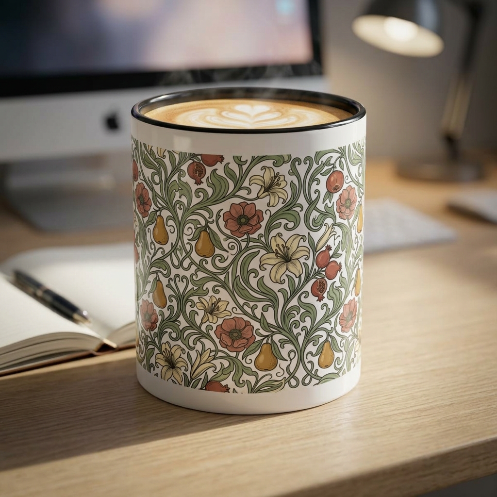 Row of Huddled Ponchos Accent Coffee Mug | 11oz 15oz
