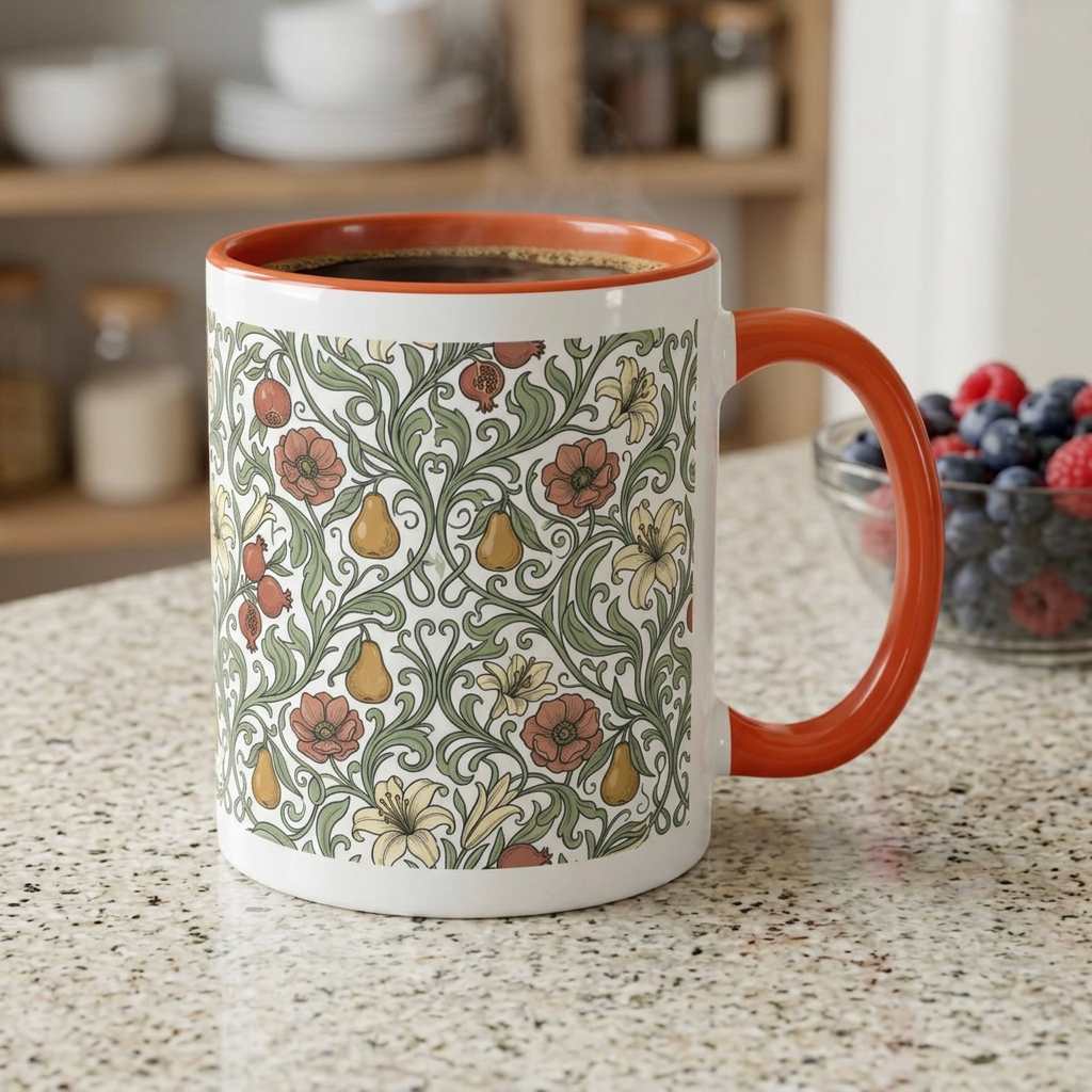 Row of Huddled Ponchos Accent Coffee Mug | 11oz 15oz
