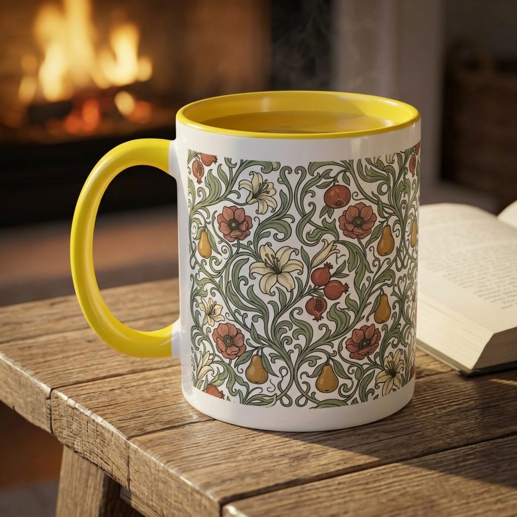 Row of Huddled Ponchos Accent Coffee Mug | 11oz 15oz