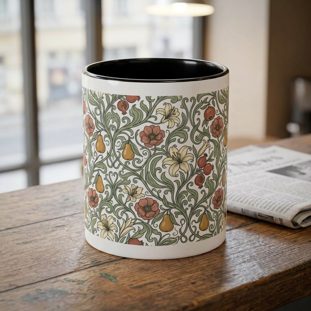 Row of Huddled Ponchos Accent Coffee Mug | 11oz 15oz