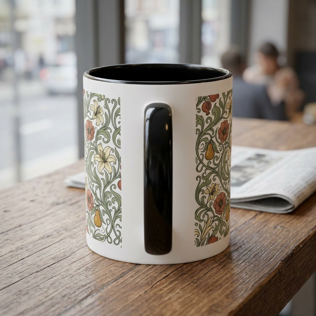 Row of Huddled Ponchos Accent Coffee Mug | 11oz 15oz