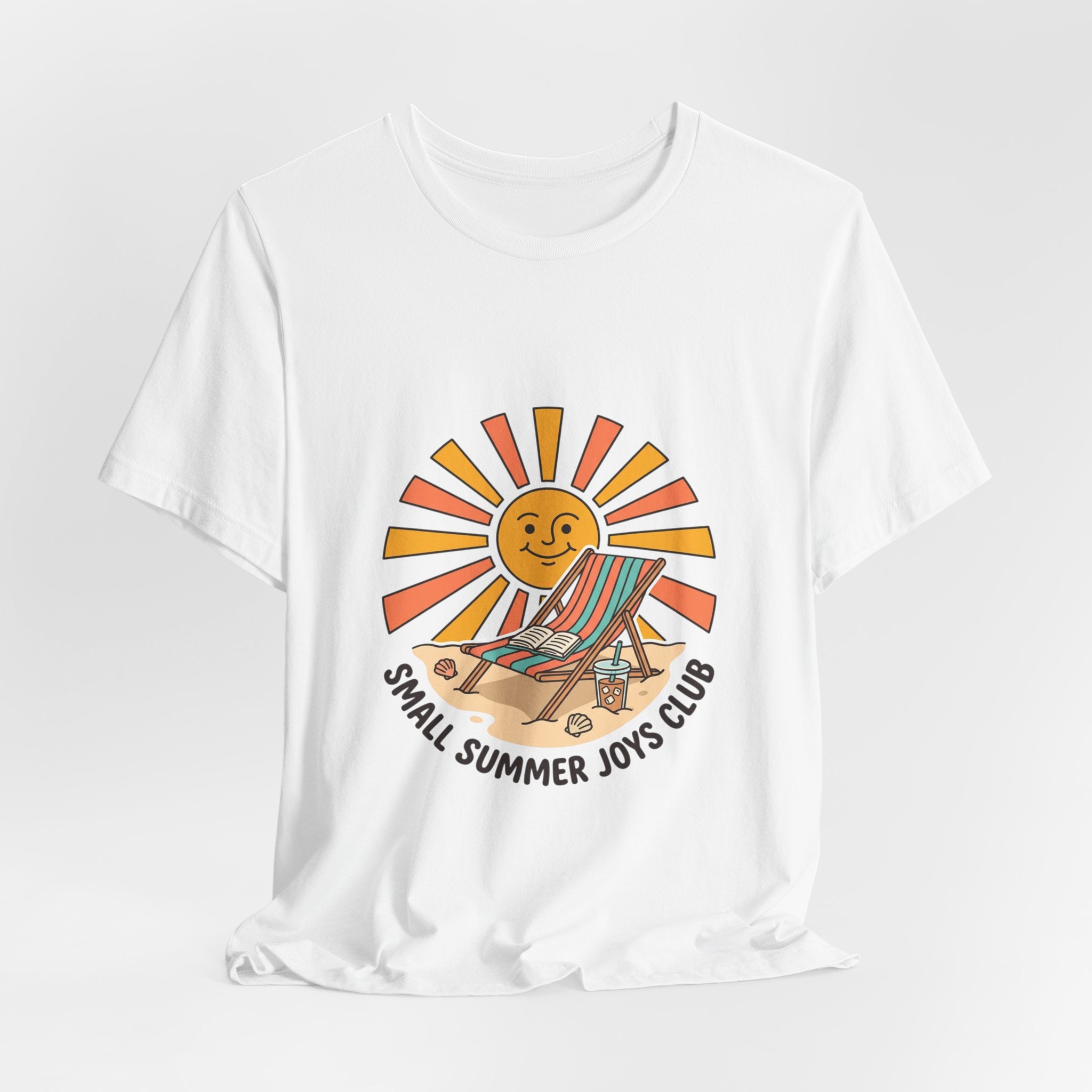 Small Summer Joys Club T-Shirt | summer aesthetic, coastal vibes