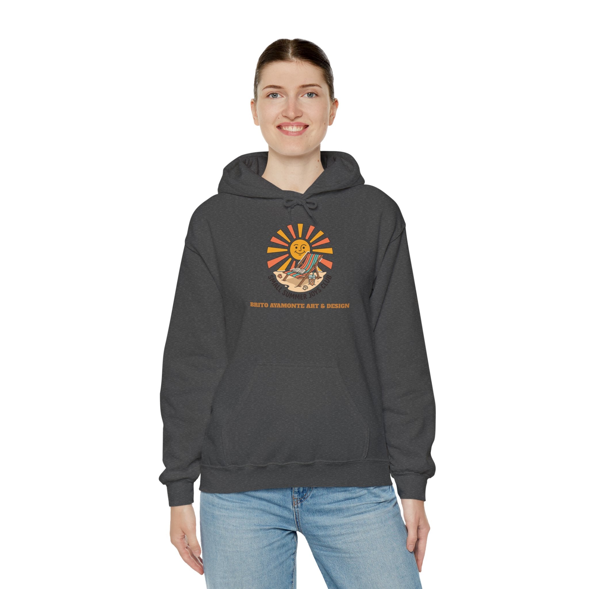 Sunny Retro Sunburst Hoodie | summer aesthetic, coastal vibes