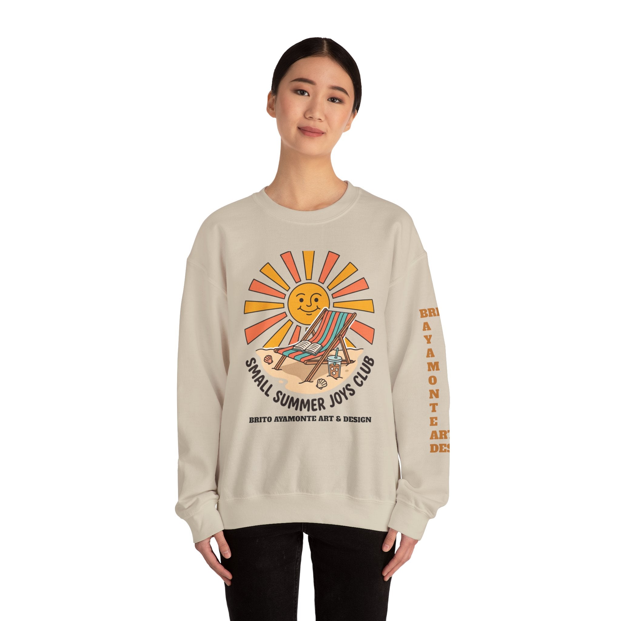 Small Summer Joys Club Sweatshirt | summer aesthetic, coastal vibes