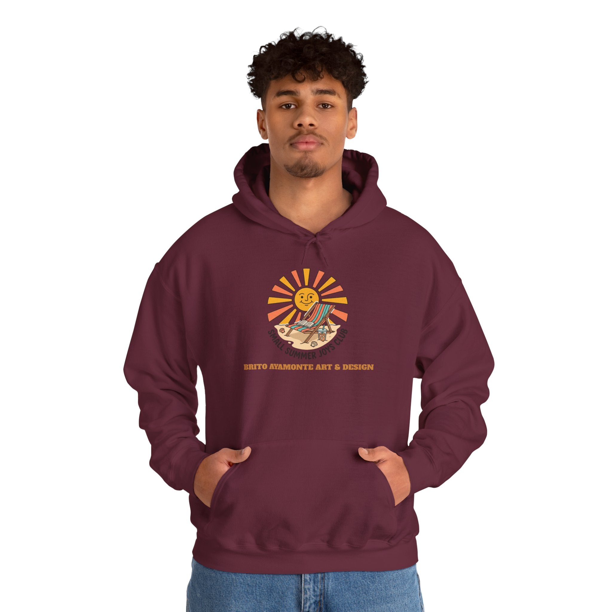 Sunny Retro Sunburst Hoodie | summer aesthetic, coastal vibes