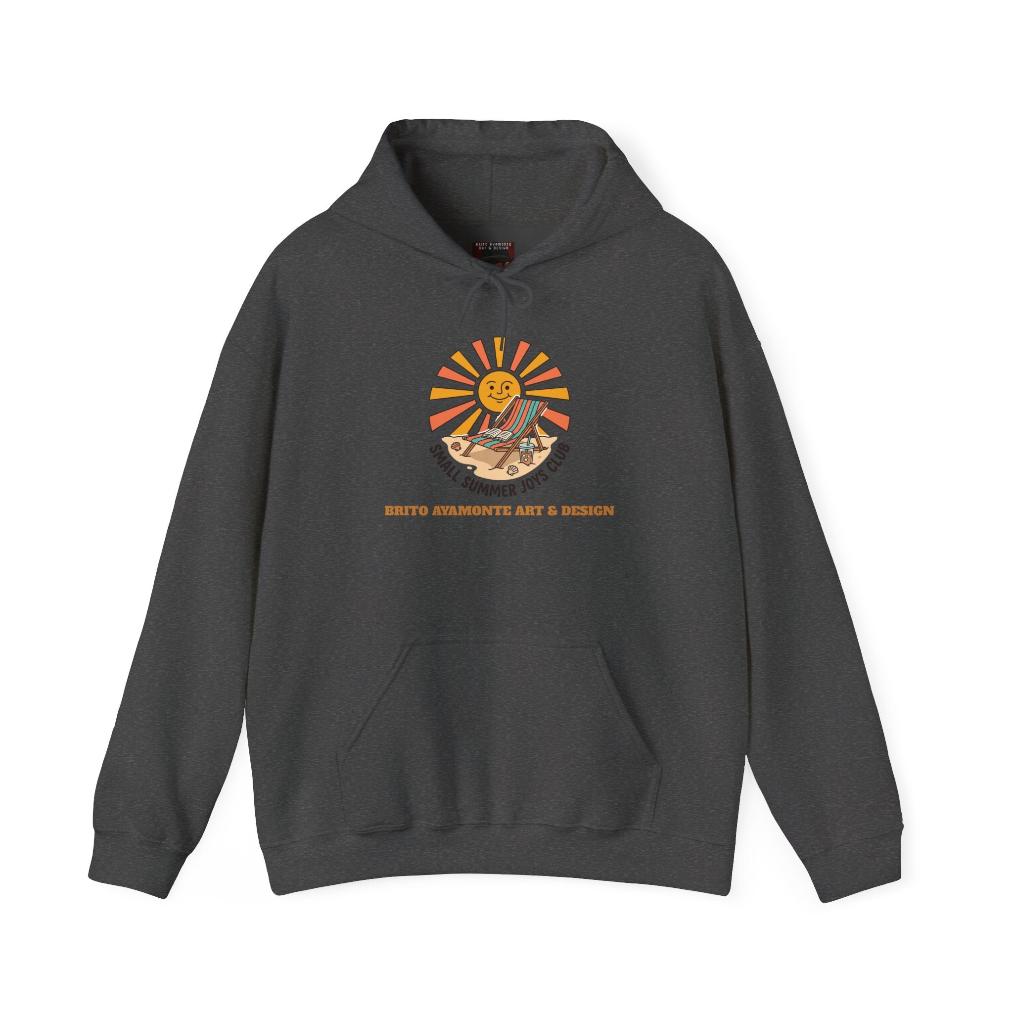 Sunny Retro Sunburst Hoodie | summer aesthetic, coastal vibes