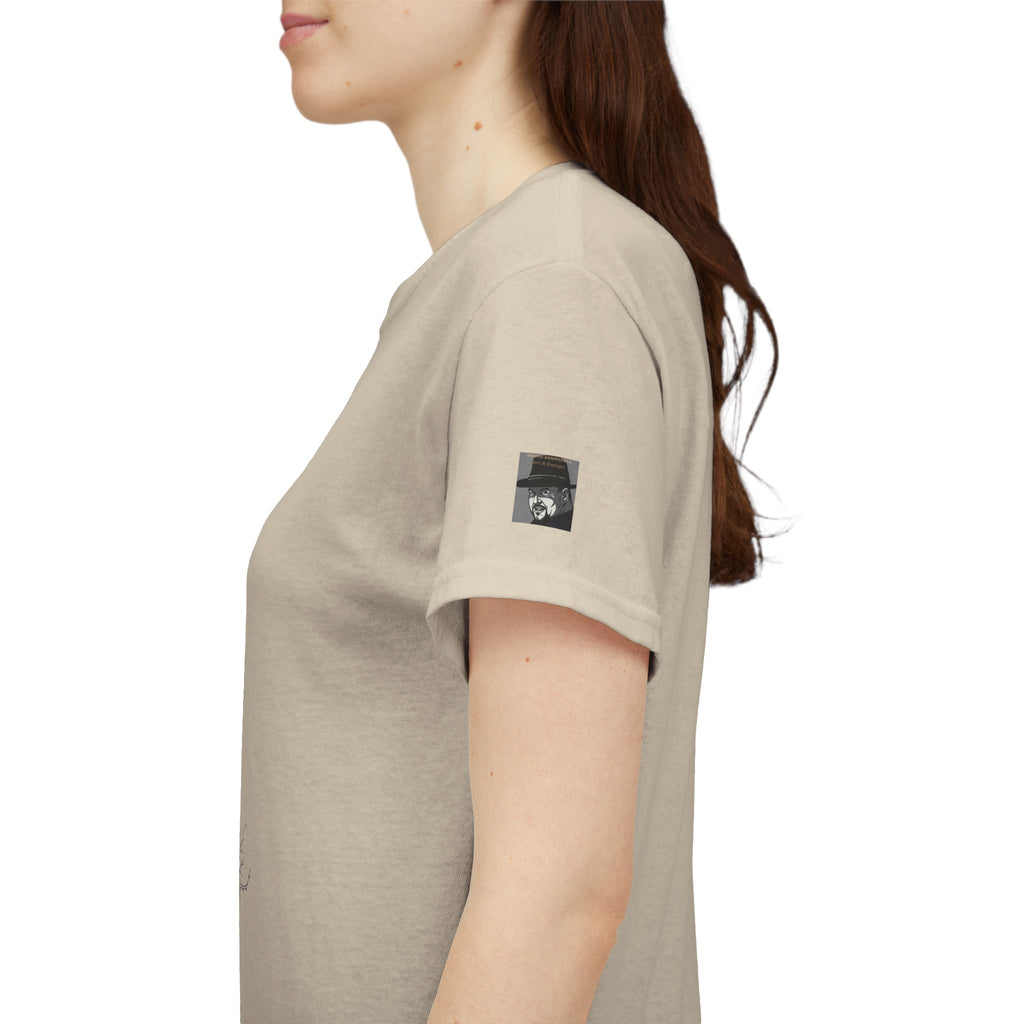 Tree of Lovers T-Shirt — Romantic Embrace Tree Illustration Tee