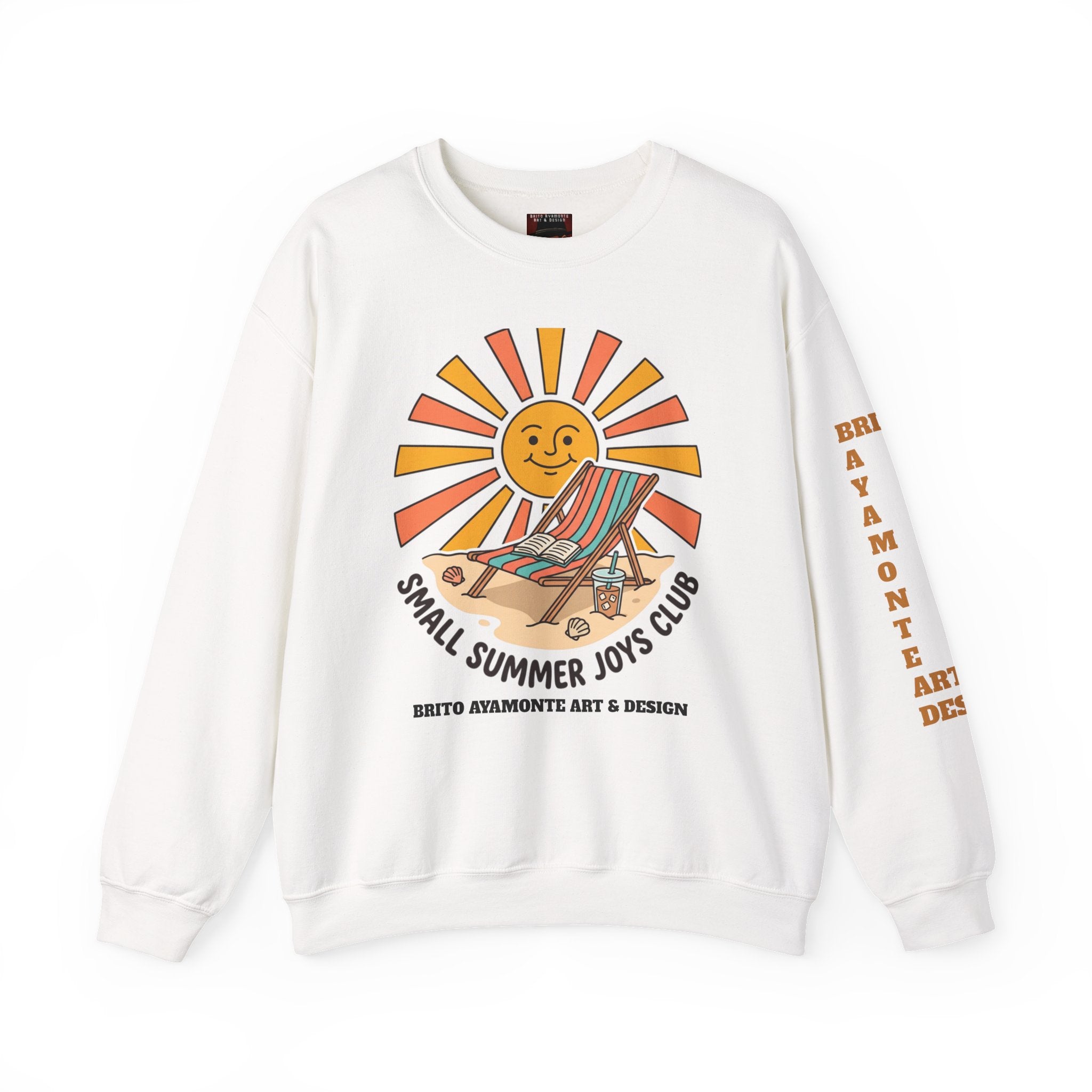 Small Summer Joys Club Sweatshirt | summer aesthetic, coastal vibes