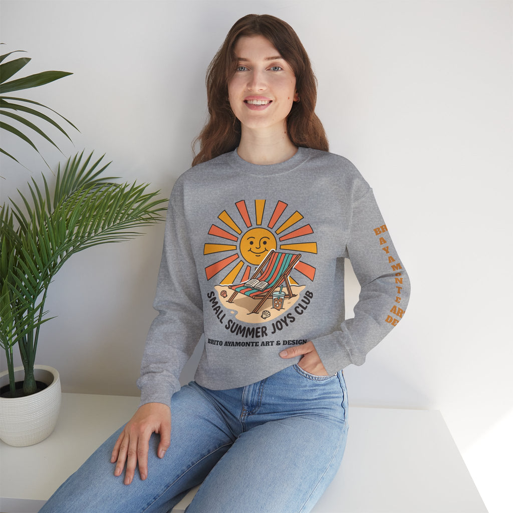 Small Summer Joys Club Sweatshirt | summer aesthetic, coastal vibes