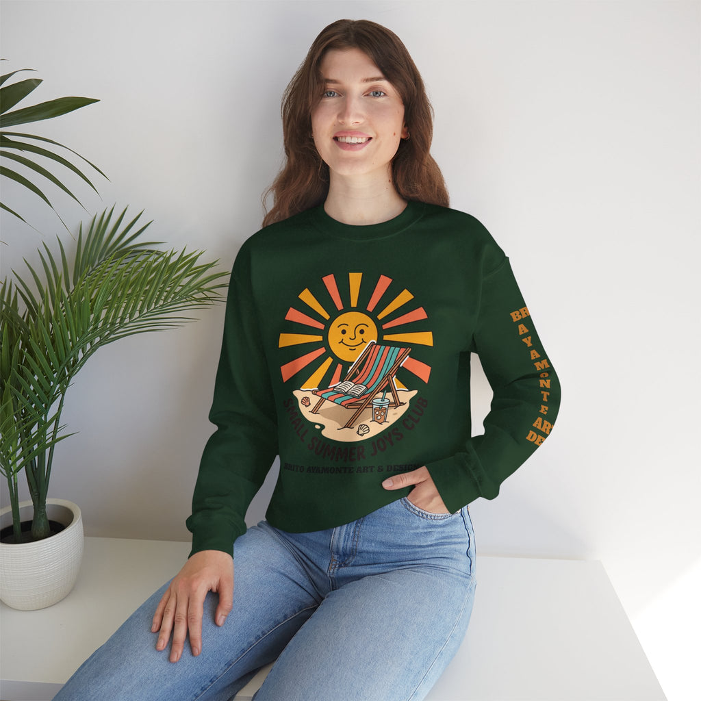 Small Summer Joys Club Sweatshirt | summer aesthetic, coastal vibes