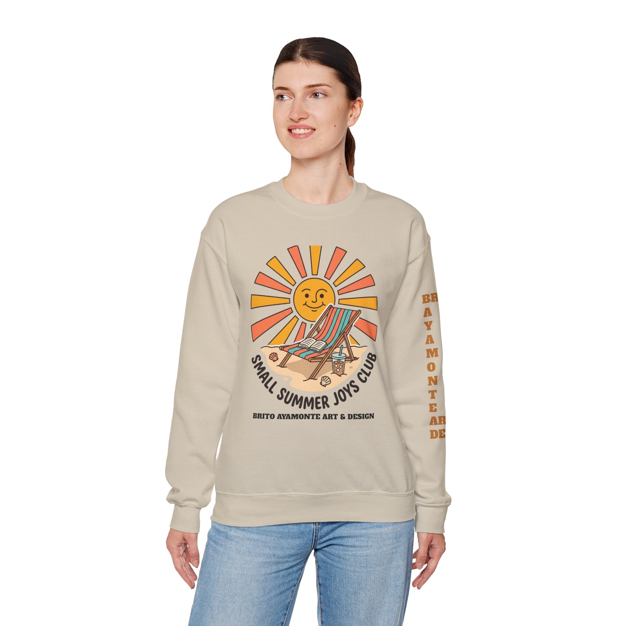 Small Summer Joys Club Sweatshirt | summer aesthetic, coastal vibes