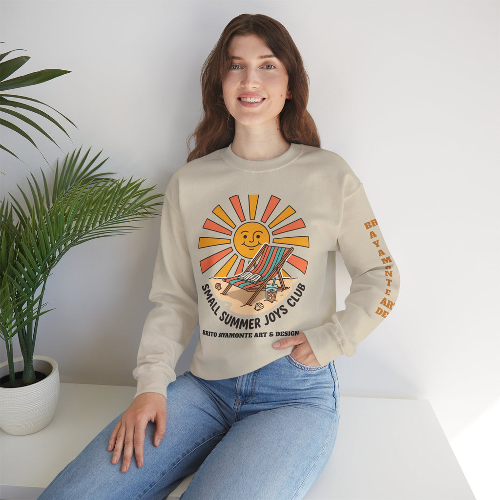 Small Summer Joys Club Sweatshirt | summer aesthetic, coastal vibes