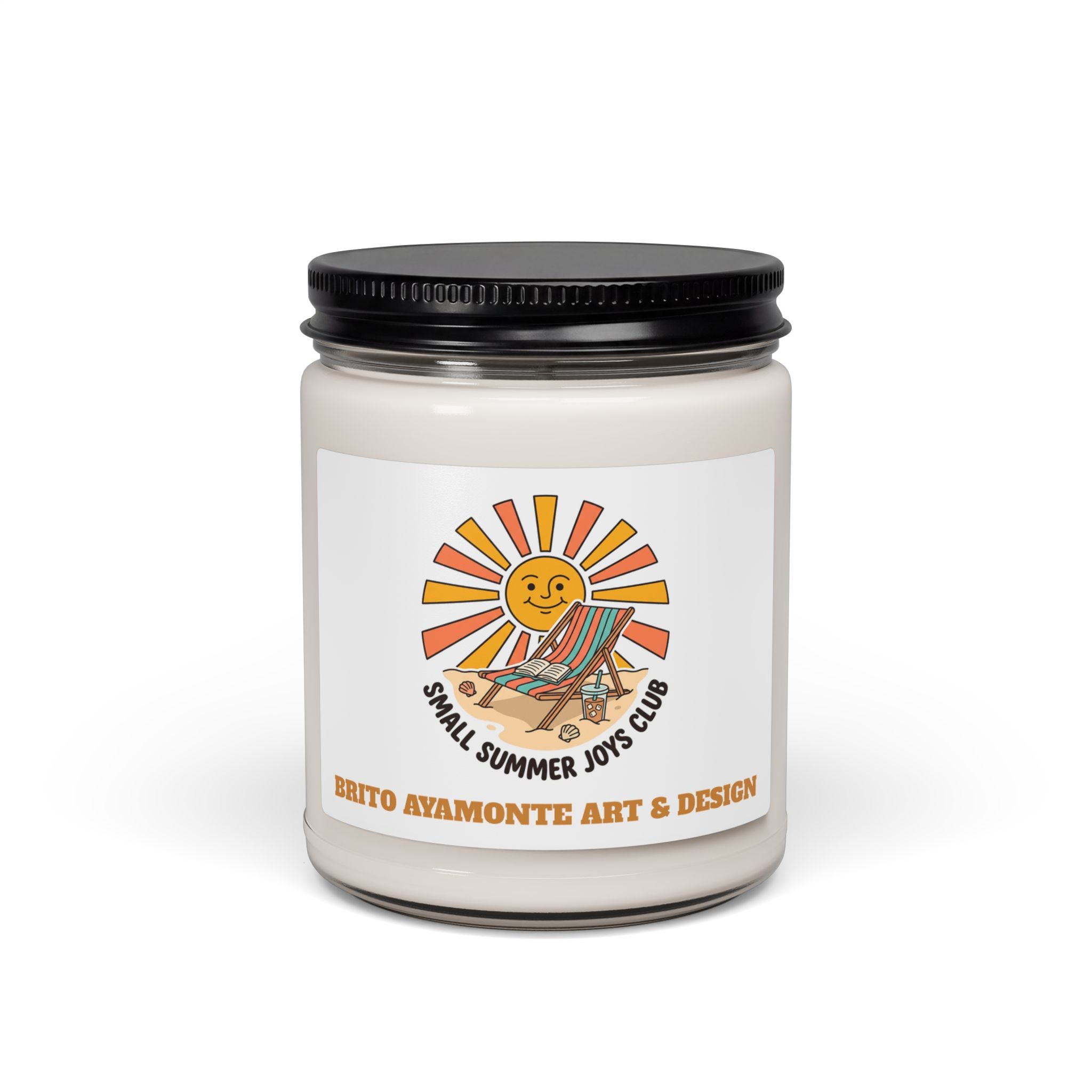 Small Summer Joys Club Candle | Summer Aesthetic, Coastal Vibes